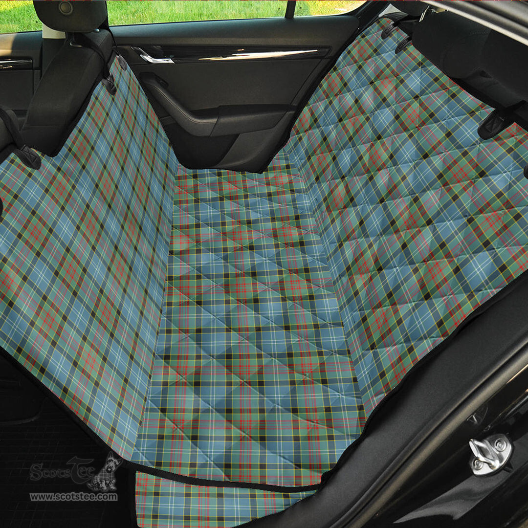 ScotsTee Shop Scottish Paisley District Clan Tartan Pet Seat Cover, Dog Car Seat Cover