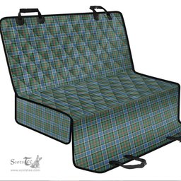 ScotsTee Shop Scottish Ogilvie Hunting Ancient Clan Tartan Pet Seat Cover, Dog Car Seat Cover