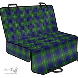 ScotsTee Shop Scottish Oliphant Modern Clan Tartan Pet Seat Cover, Dog Car Seat Cover