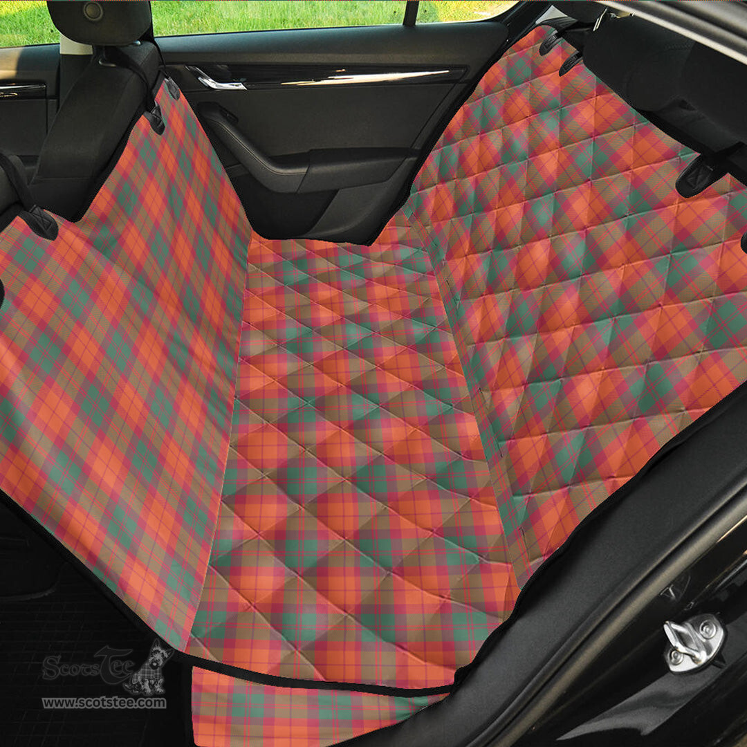 ScotsTee Shop Scottish MacNab Ancient Clan Tartan Pet Seat Cover, Dog Car Seat Cover