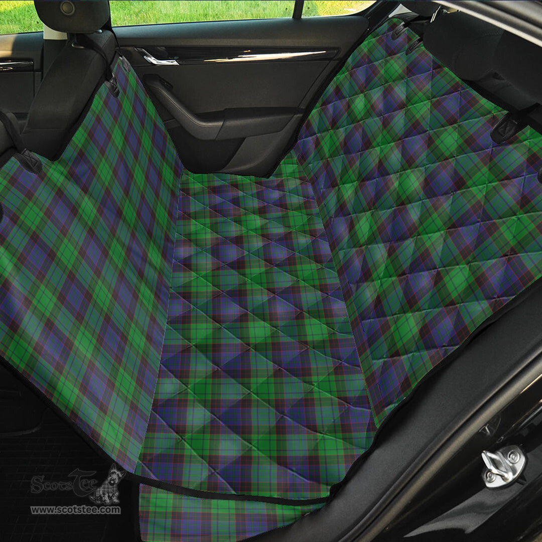 ScotsTee Shop Scottish Stewart Old Modern Clan Tartan Pet Seat Cover, Dog Car Seat Cover