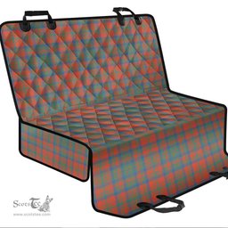 ScotsTee Shop Scottish Matheson Ancient Clan Tartan Pet Seat Cover, Dog Car Seat Cover