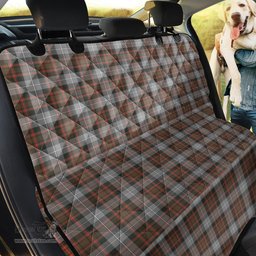 ScotsTee Shop Scottish MacRae Hunting Weathered Clan Tartan Pet Seat Cover, Dog Car Seat Cover