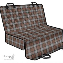ScotsTee Shop Scottish MacRae Hunting Weathered Clan Tartan Pet Seat Cover, Dog Car Seat Cover