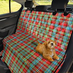 ScotsTee Shop Scottish Ogilvie Clan Tartan Pet Seat Cover, Dog Car Seat Cover
