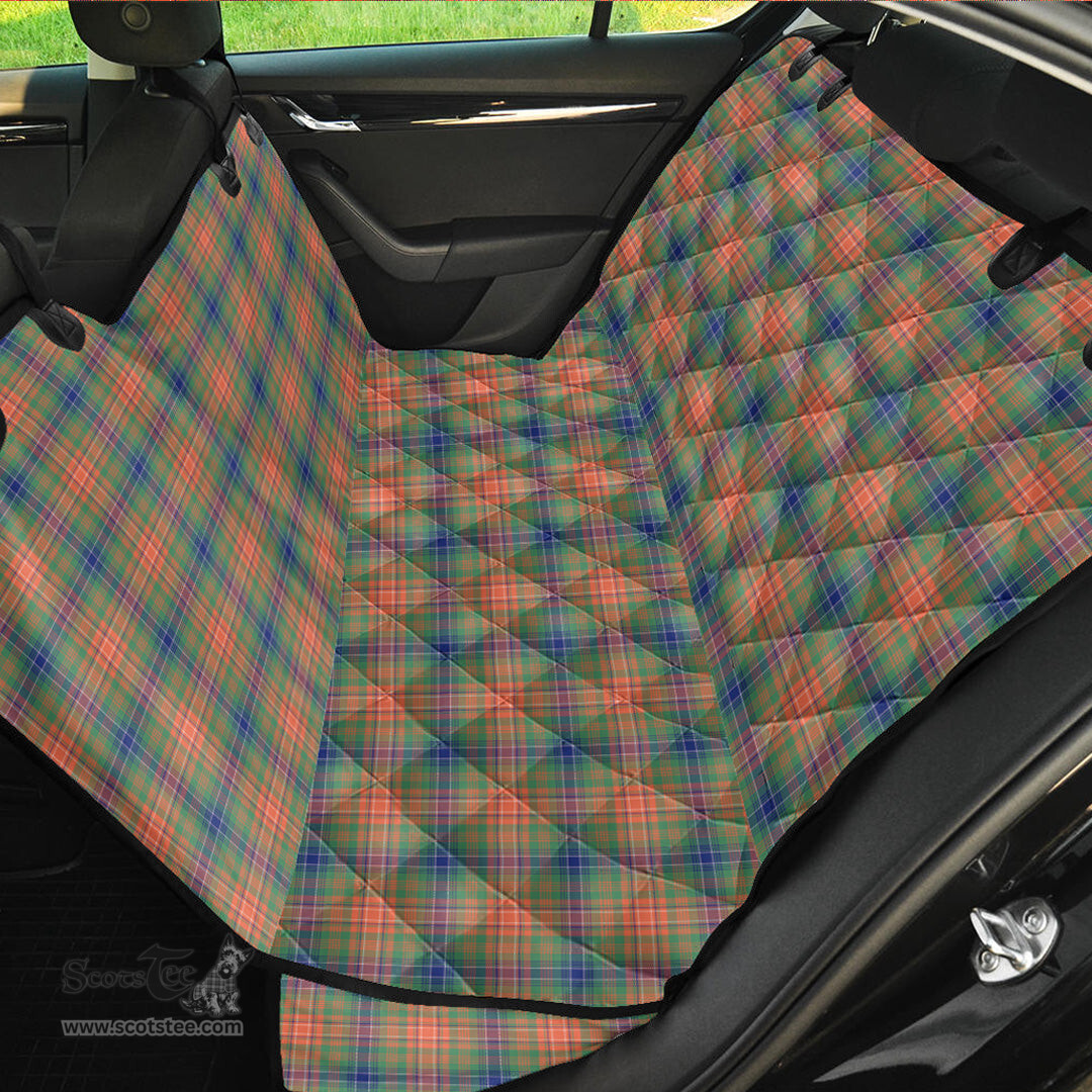ScotsTee Shop Scottish Wilson Ancient Clan Tartan Pet Seat Cover, Dog Car Seat Cover