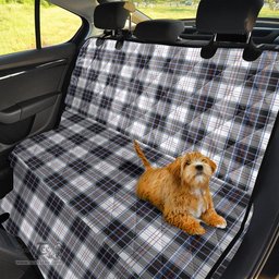ScotsTee Shop Scottish MacRae Dress Modern Clan Tartan Pet Seat Cover, Dog Car Seat Cover