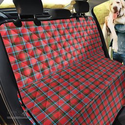 ScotsTee Shop Scottish Sinclair Modern Clan Tartan Pet Seat Cover, Dog Car Seat Cover