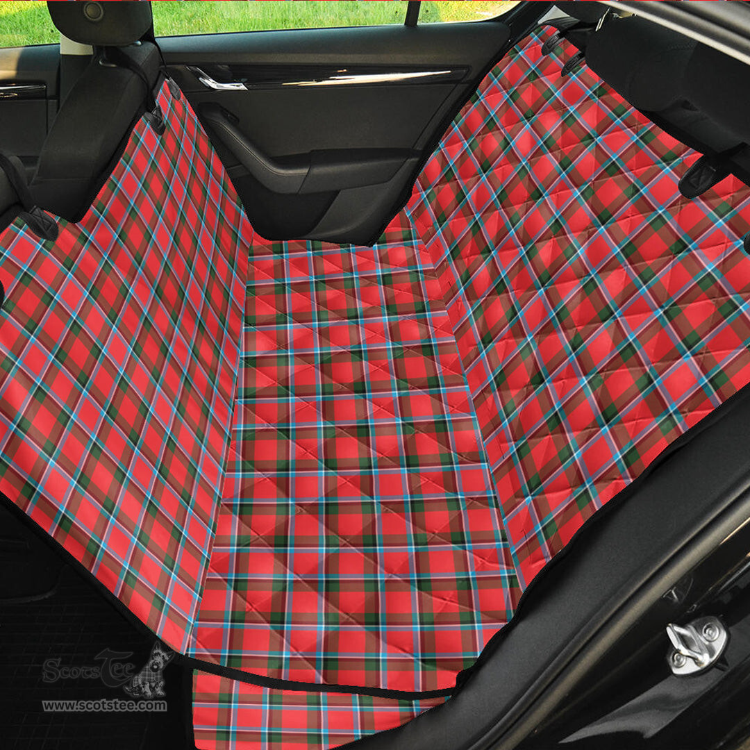 ScotsTee Shop Scottish Sinclair Modern Clan Tartan Pet Seat Cover, Dog Car Seat Cover