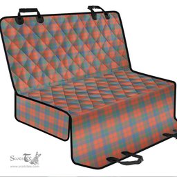 ScotsTee Shop Scottish Robertson Ancient Clan Tartan Pet Seat Cover, Dog Car Seat Cover