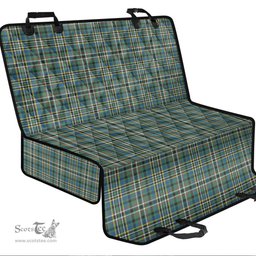 ScotsTee Shop Scottish SCOTT GREEN ANCIENT Clan Tartan Pet Seat Cover, Dog Car Seat Cover