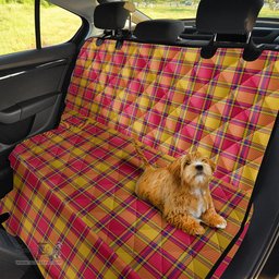 ScotsTee Shop Scottish Scrymgeour Clan Tartan Pet Seat Cover, Dog Car Seat Cover