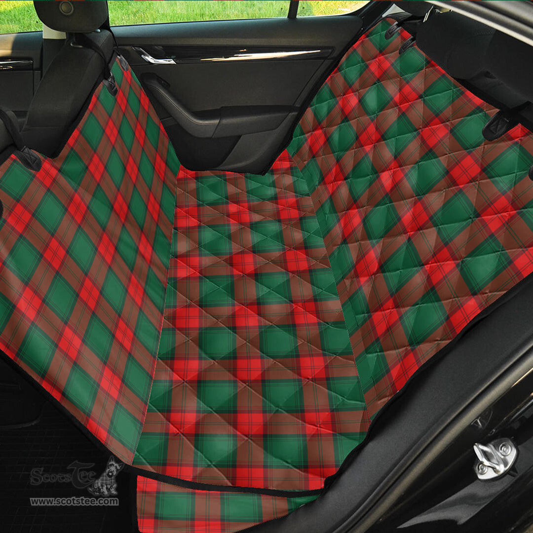 ScotsTee Shop Scottish Stewart Atholl Modern Clan Tartan Pet Seat Cover, Dog Car Seat Cover