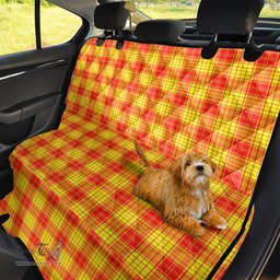 ScotsTee Shop Scottish MacLeod of Raasay Clan Tartan Pet Seat Cover, Dog Car Seat Cover