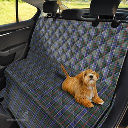 ScotsTee Shop Scottish Ogilvie Hunting Modern Clan Tartan Pet Seat Cover, Dog Car Seat Cover