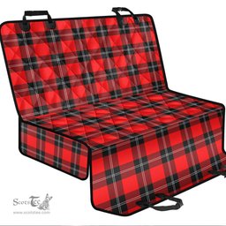 ScotsTee Shop Scottish Ramsay Modern Clan Tartan Pet Seat Cover, Dog Car Seat Cover