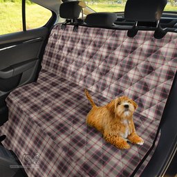 ScotsTee Shop Scottish MacPherson Hunting Ancient Clan Tartan Pet Seat Cover, Dog Car Seat Cover