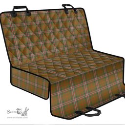 ScotsTee Shop Scottish SCOTT BROWN MODERN Clan Tartan Pet Seat Cover, Dog Car Seat Cover