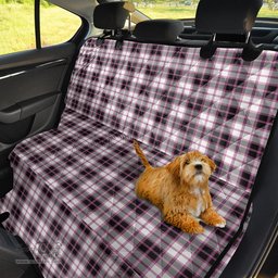 ScotsTee Shop Scottish MacPherson Hunting Modern Clan Tartan Pet Seat Cover, Dog Car Seat Cover
