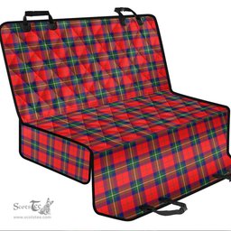 ScotsTee Shop Scottish Ruthven Modern Clan Tartan Pet Seat Cover, Dog Car Seat Cover