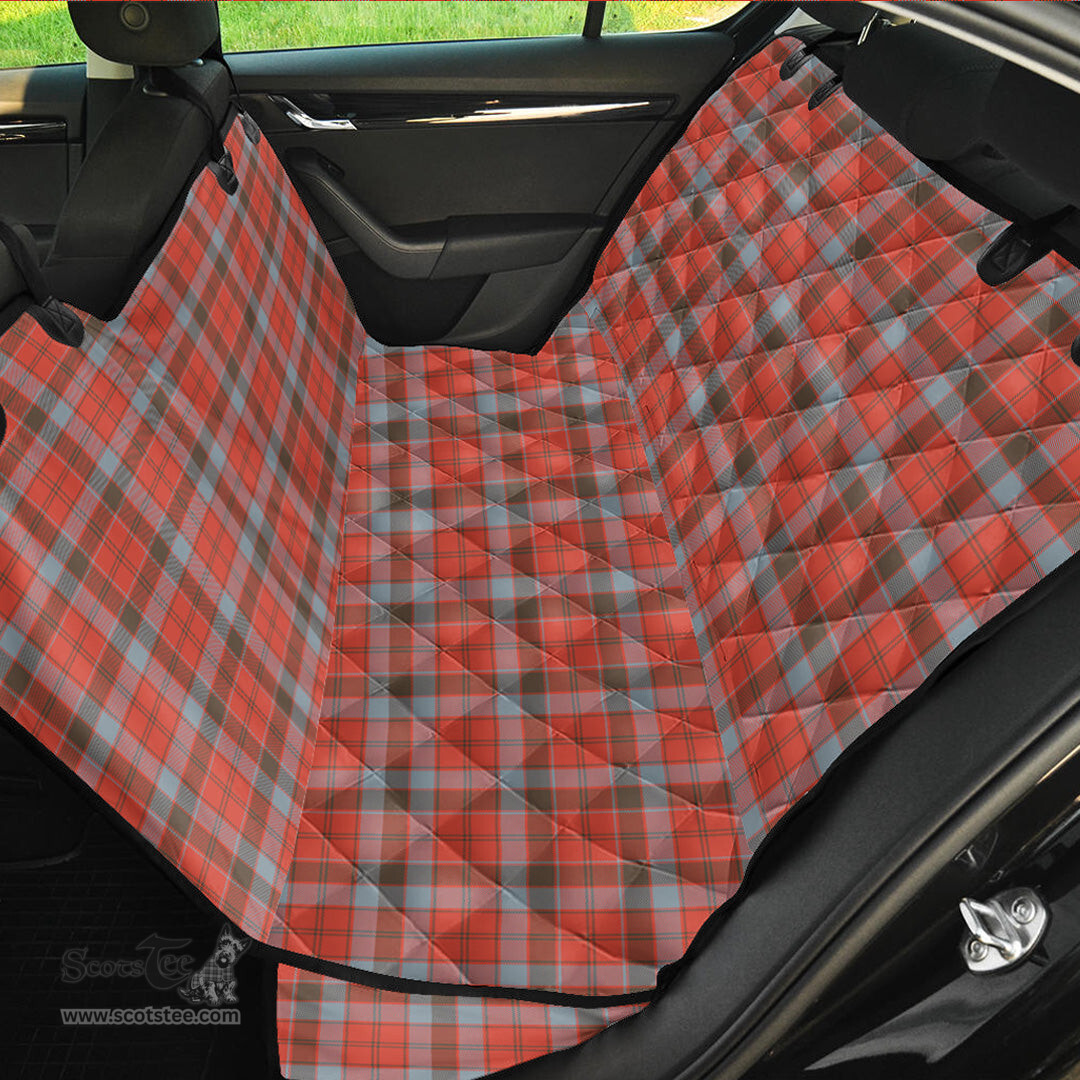 ScotsTee Shop Scottish Robertson Weathered Clan Tartan Pet Seat Cover, Dog Car Seat Cover