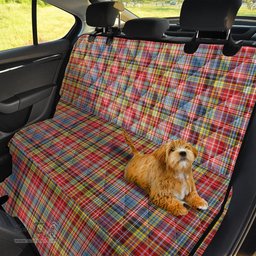 ScotsTee Shop Scottish Ogilvie of Airlie Ancient Clan Tartan Pet Seat Cover, Dog Car Seat Cover