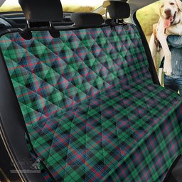 ScotsTee Shop Scottish Urquhart Broad Red Ancient Clan Tartan Pet Seat Cover, Dog Car Seat Cover
