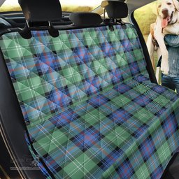 ScotsTee Shop Scottish Sutherland Old Ancient Clan Tartan Pet Seat Cover, Dog Car Seat Cover