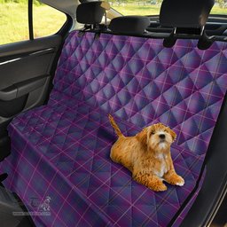 ScotsTee Shop Scottish Pride of Glencoe Clan Tartan Pet Seat Cover, Dog Car Seat Cover