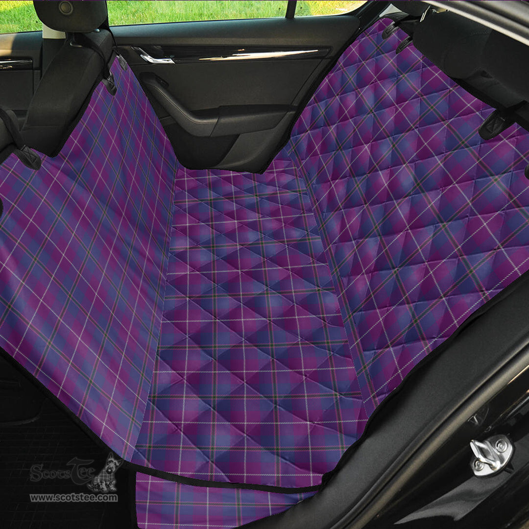 ScotsTee Shop Scottish Pride of Glencoe Clan Tartan Pet Seat Cover, Dog Car Seat Cover