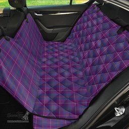 ScotsTee Shop Scottish Pride of Glencoe Clan Tartan Pet Seat Cover, Dog Car Seat Cover
