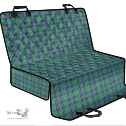 ScotsTee Shop Scottish Shaw Ancient Clan Tartan Pet Seat Cover, Dog Car Seat Cover