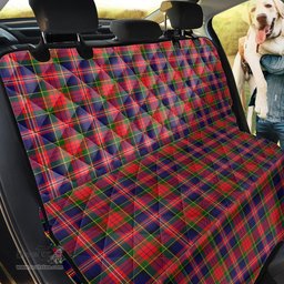 ScotsTee Shop Scottish MacPherson Modern Clan Tartan Pet Seat Cover, Dog Car Seat Cover
