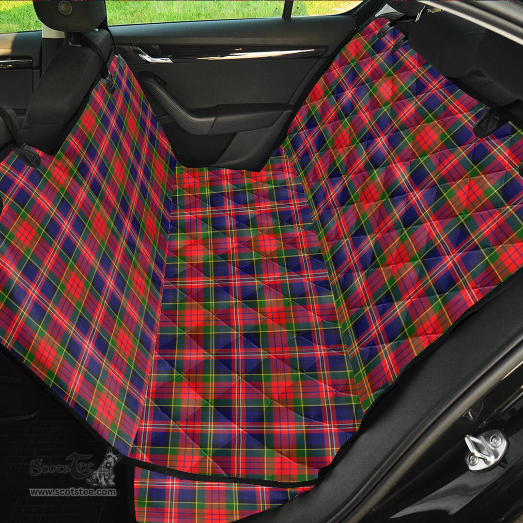 ScotsTee Shop Scottish MacPherson Modern Clan Tartan Pet Seat Cover, Dog Car Seat Cover