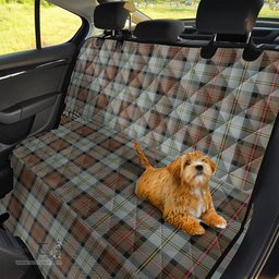 ScotsTee Shop Scottish MacLeod of Harris Weathered Clan Tartan Pet Seat Cover, Dog Car Seat Cover