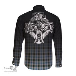 ScotsTee Shop Scottish Henderson Dress Clan Crest Tartan Alba Gu Brath Celtic Inspired Tartan Long Sleeve Shirt