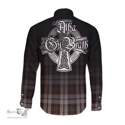 ScotsTee Shop Scottish Scott Dress Clan Crest Tartan Alba Gu Brath Celtic Inspired Tartan Long Sleeve Shirt