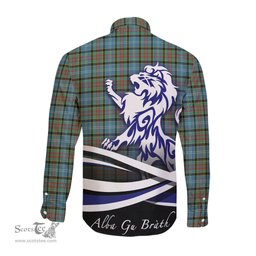 ScotsTee Shop Scottish Brisbane modern Clan Crest Tartan Alba Gu Brath Regal Lion Emblem Long Sleeve Shirt