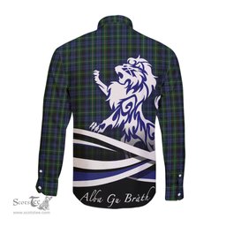 ScotsTee Shop Scottish Campbell of Argyll #01 Clan Crest Tartan Alba Gu Brath Regal Lion Emblem Long Sleeve Shirt