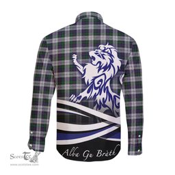 ScotsTee Shop Scottish Campbell of Cawdor Dress Clan Crest Tartan Alba Gu Brath Regal Lion Emblem Long Sleeve Shirt