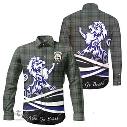 ScotsTee Shop Scottish Craig Clan Crest Tartan Alba Gu Brath Regal Lion Emblem Long Sleeve Shirt