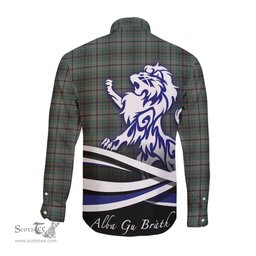 ScotsTee Shop Scottish Craig Clan Crest Tartan Alba Gu Brath Regal Lion Emblem Long Sleeve Shirt