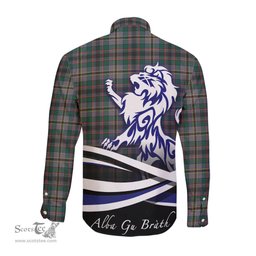 ScotsTee Shop Scottish Craig Ancient Clan Crest Tartan Alba Gu Brath Regal Lion Emblem Long Sleeve Shirt