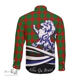 ScotsTee Shop Scottish Middleton Modern Clan Crest Tartan Alba Gu Brath Regal Lion Emblem Long Sleeve Shirt