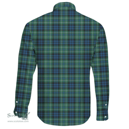 Scottish MacNeill of Barra Modern Clan Tartan Long Sleeve Button Shirt - Crest Classic Scottish Plaid Tartan Plaid