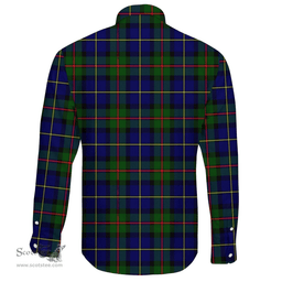 Scottish MacLeod of Harris Modern Clan Tartan Long Sleeve Button Shirt - Crest Classic Scottish Plaid Tartan Plaid