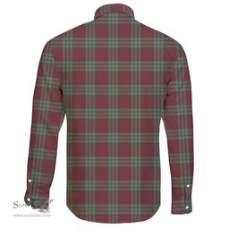 Scottish MacGregor Hunting Ancient Clan Tartan Long Sleeve Button Shirt - Crest Classic Scottish Plaid Tartan Plaid