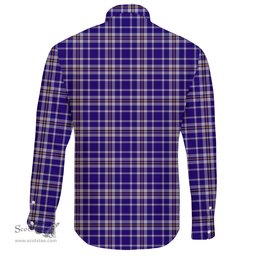 Scottish Ochterlony Clan Tartan Long Sleeve Button Shirt - Crest Classic Scottish Plaid Tartan Plaid