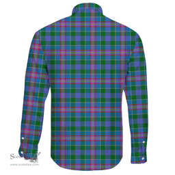 Scottish Ralston Clan Tartan Long Sleeve Button Shirt - Crest Classic Scottish Plaid Tartan Plaid