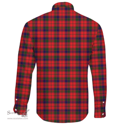 Scottish Robertson Modern Clan Tartan Long Sleeve Button Shirt - Crest Classic Scottish Plaid Tartan Plaid